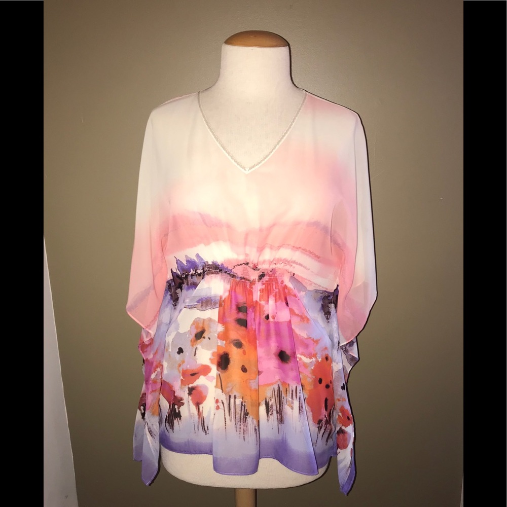 Lane Bryant chiffon top 18